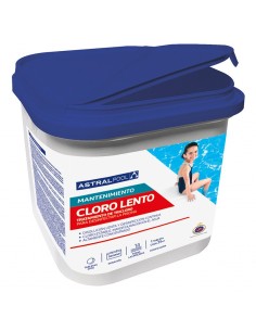 Cloro lento 5 kg tabletas Astral-370